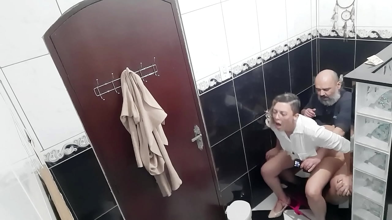 He paid to film the lesbian sucking and fucking in the bar's bathroom